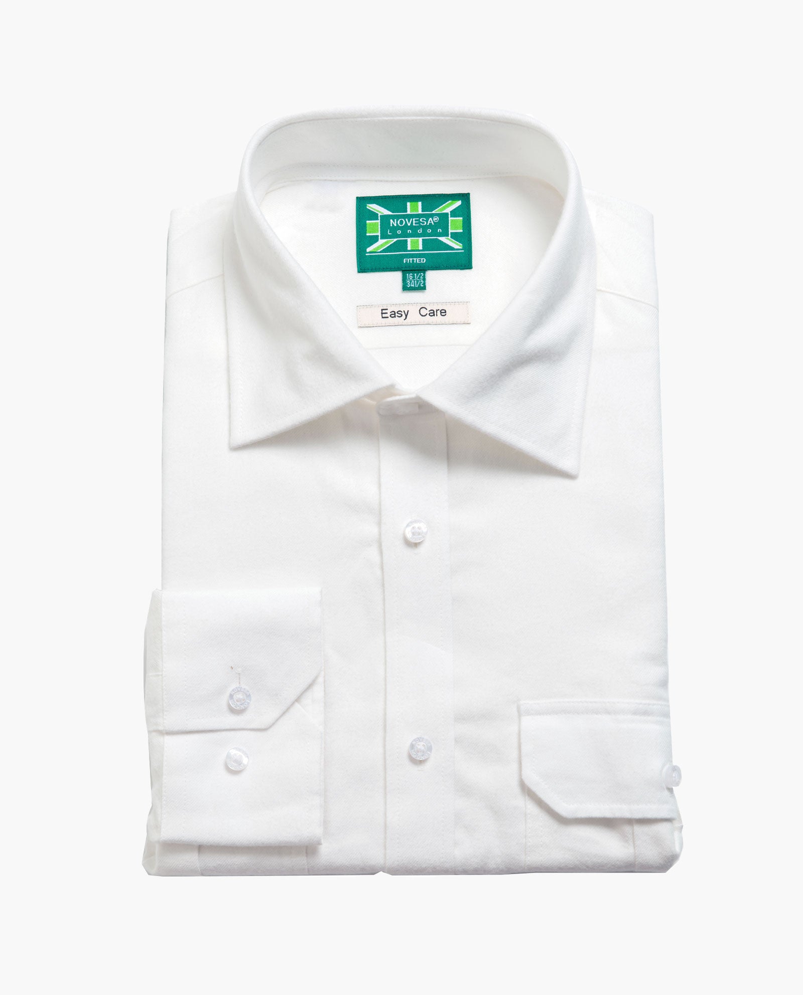 White dress best sale shirt with cufflinks