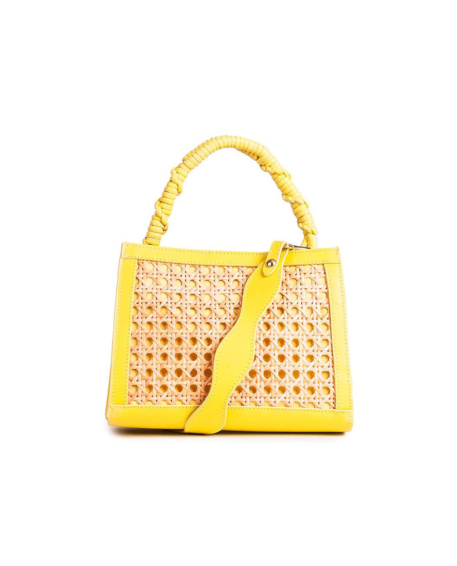 Spring Sheen Woven Bag