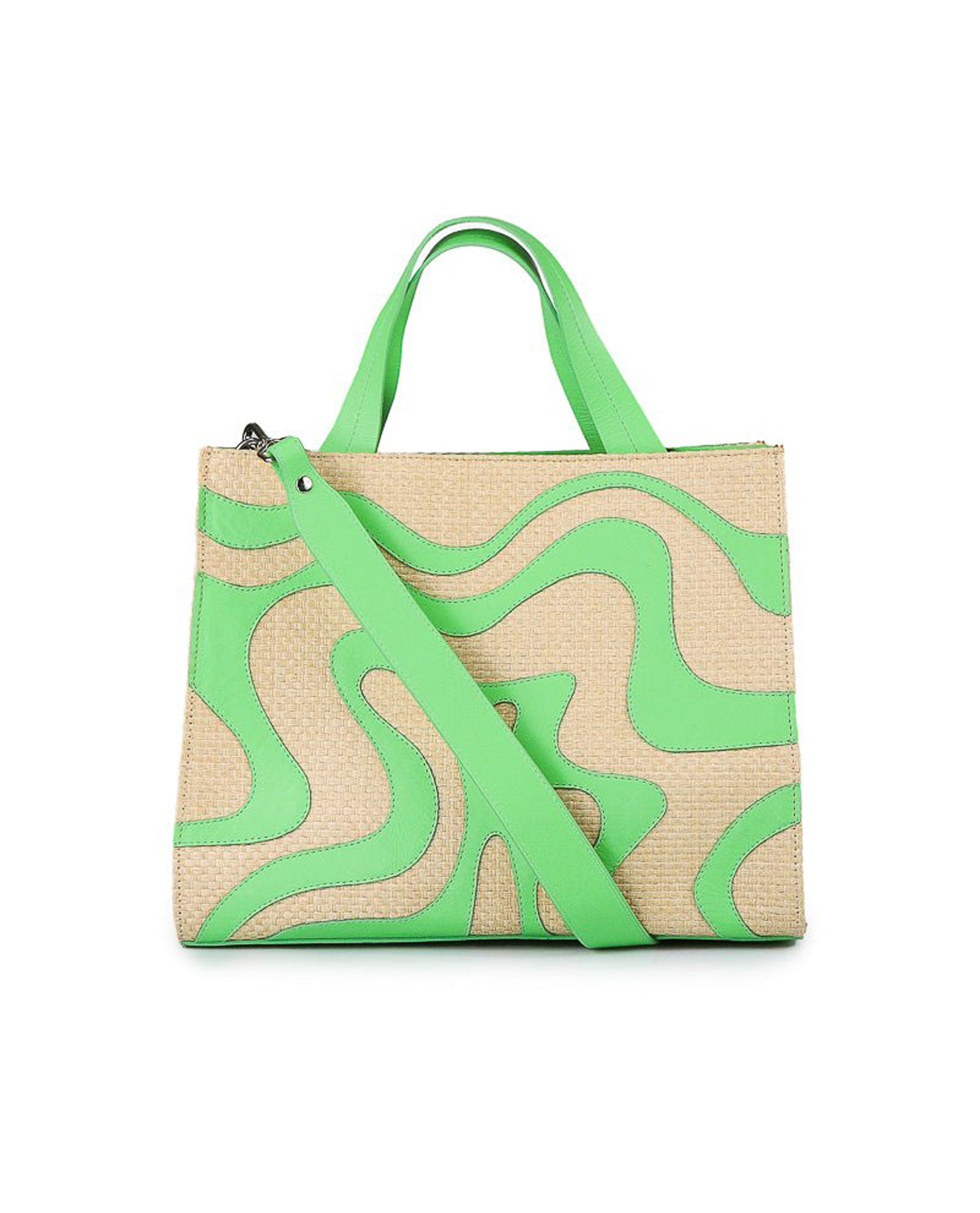 Wavy Lines Natural Bag