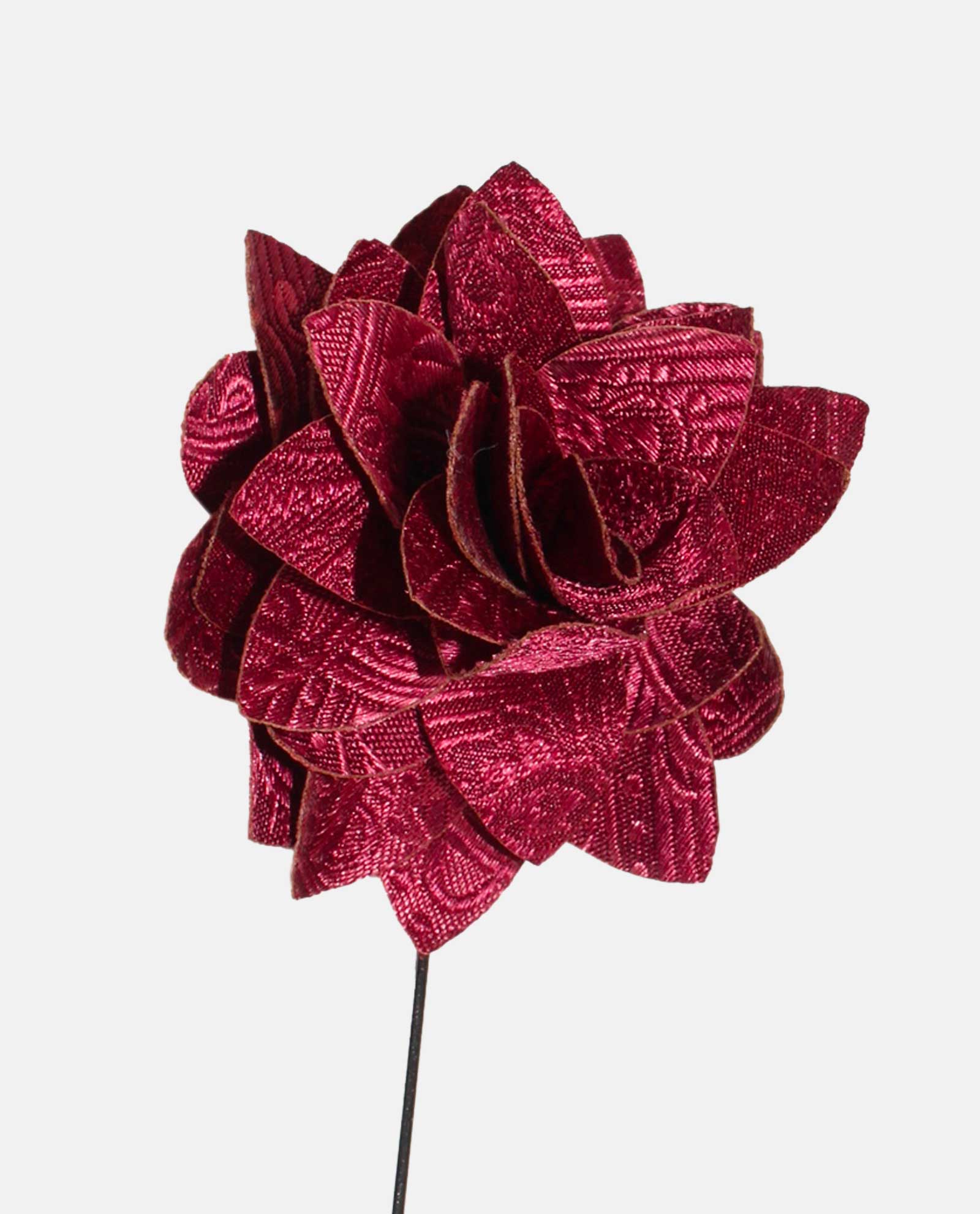 Burgundy Paisley Lapel Pin